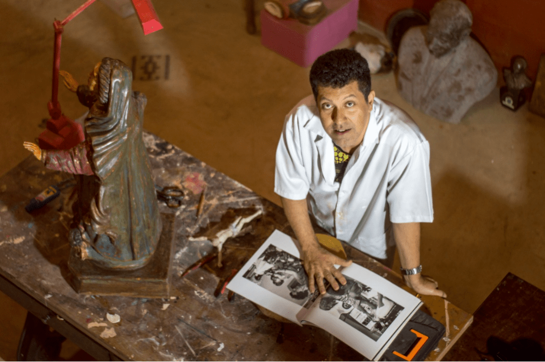 Nesta quarta-feira (28) escultor lança o projeto “Memorial dos Ícones Patrimoniais Cariaciquenses”, na Biblioteca Madeira de Freitas