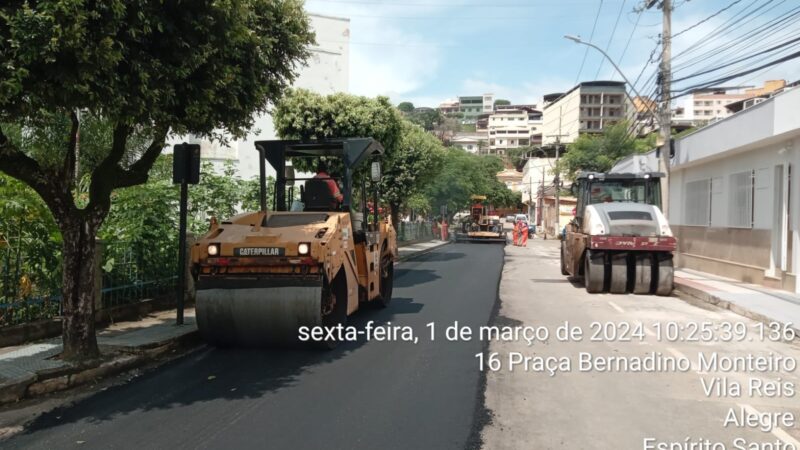 Alegre Recebe Recuperação Asfáltica pelo DER-ES: Mais Segurança nas Vias
