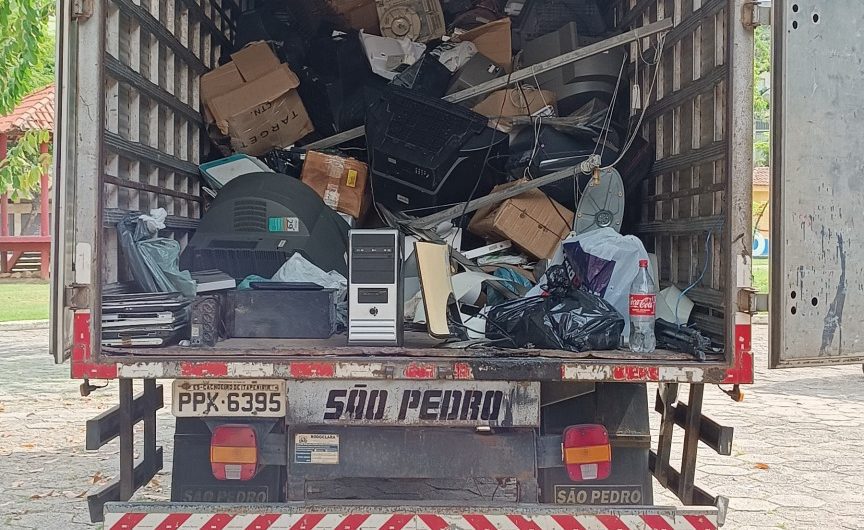 Campanha de reciclagem em Cachoeiro alcança marca de mais de duas toneladas de resíduos eletrônicos