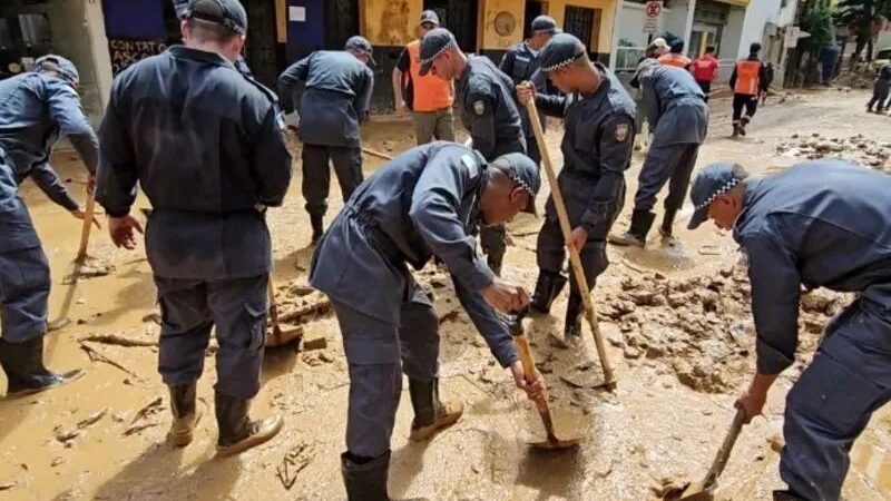 Governador mobiliza tropa de alunos soldado para apoio em Mimoso do Sul
