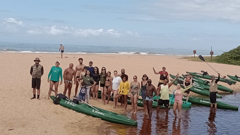Trilha Aquática na Lagoa de Caraís Marca Aniversário do Parque Paulo César Vinha
