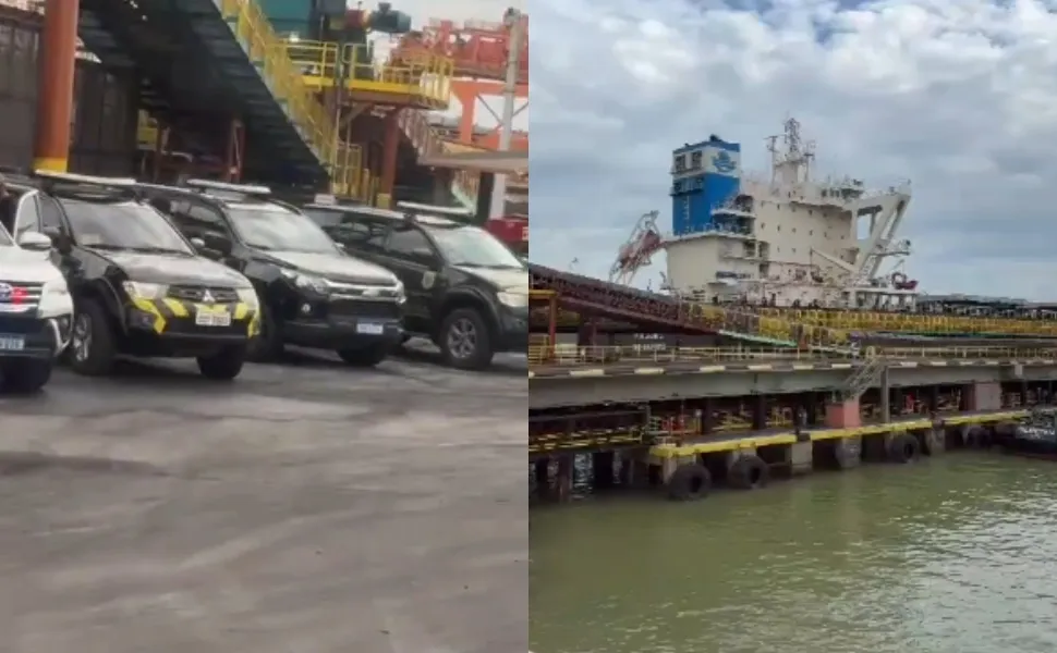 🚔 Polícia Federal realiza operação no porto de Ubu, em Anchieta