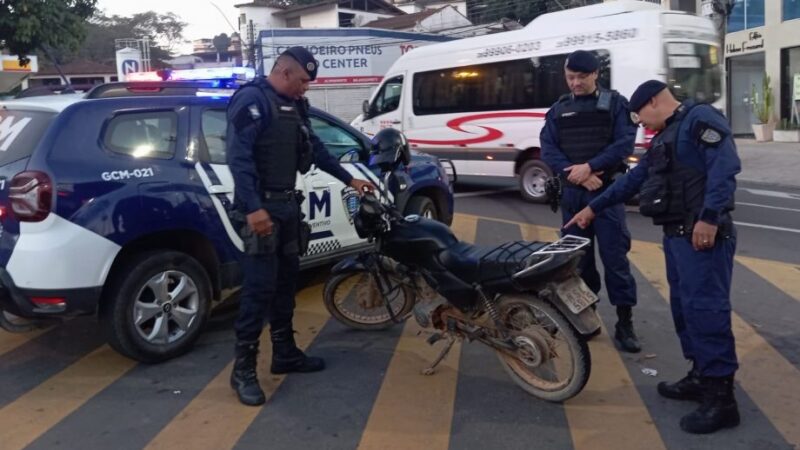 GCM recupera moto furtada há quase cinco anos em Cachoeiro