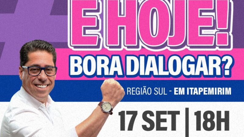 Marcelo Santos realiza encontro com moradores da Região Sul em Itapemirim nesta quarta-feira (17)