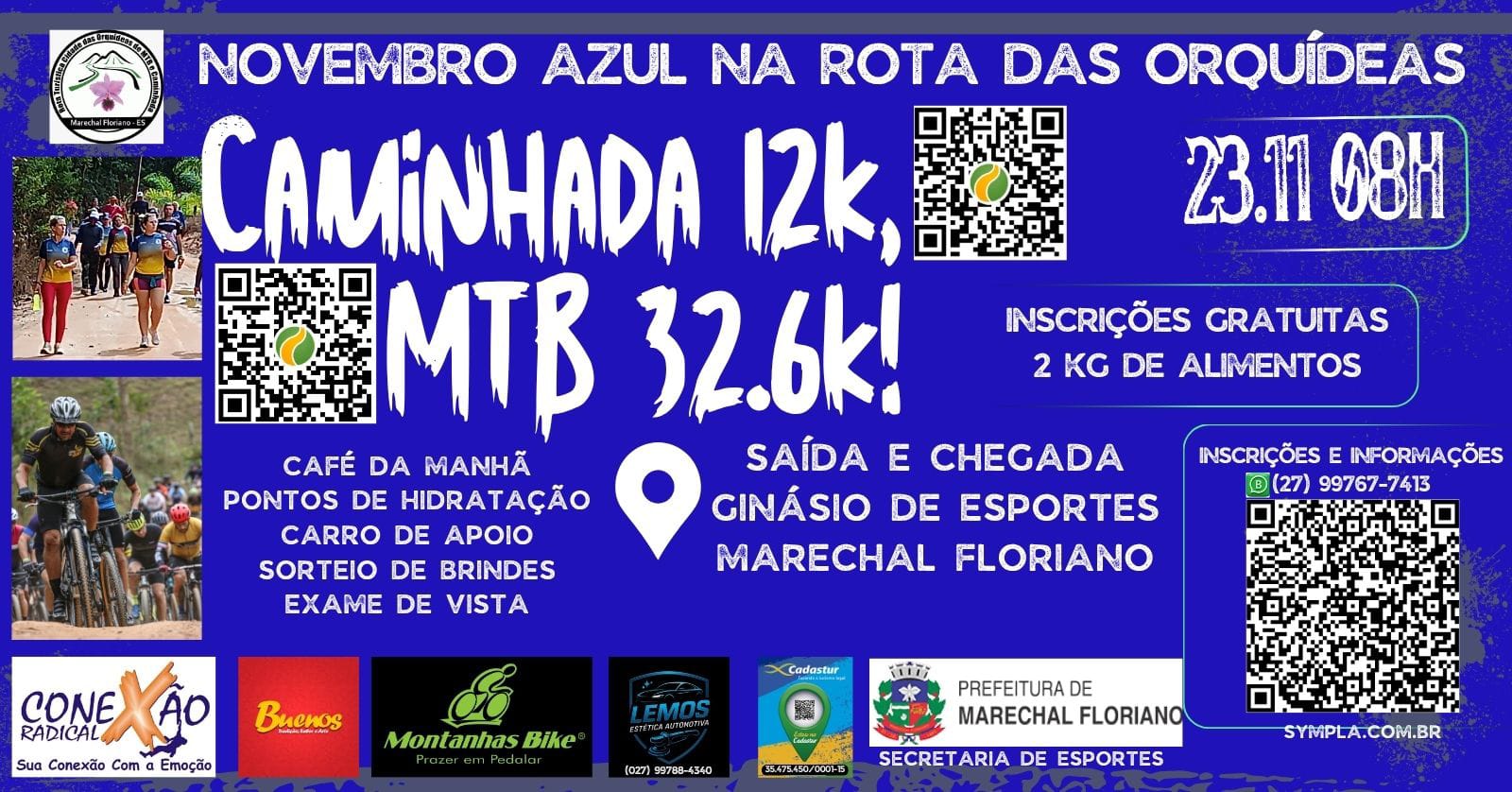 Novembro Azul na rota das Orquídeas