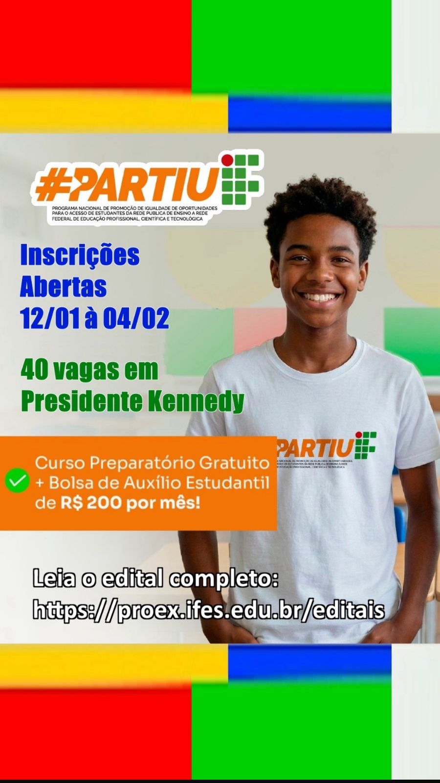 📚 Partiu IF está com inscrições abertas!