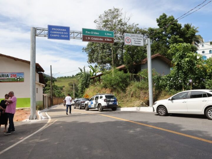 Governo do Estado entrega pavimentação rural e anuncia novos investimentos em Guarapari