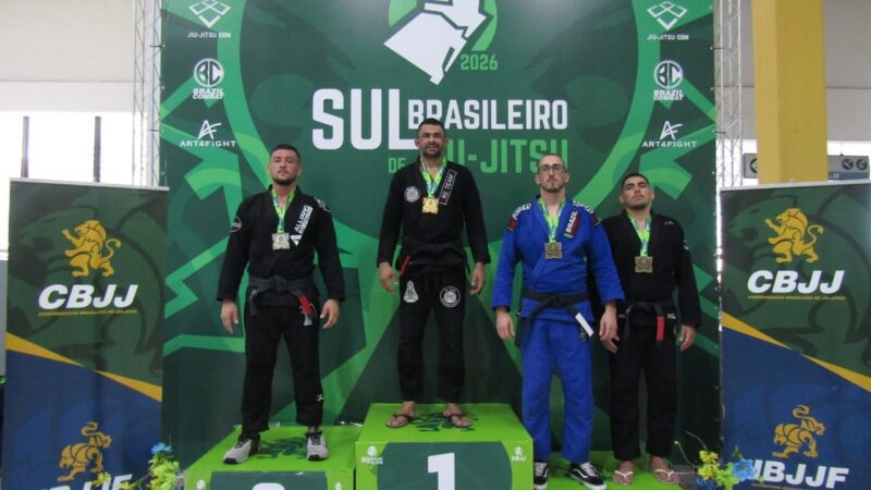 Raul Schunk conquista título no Campeonato Sul-Brasileiro de Jiu-Jitsu 2026