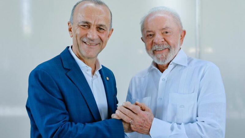 Lula confirma Helder Salomão como pré-candidato ao governo do Espírito Santo