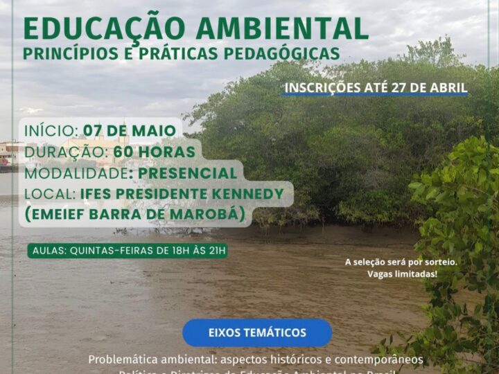 Iniciativa promove formação continuada voltada à educação ambiental