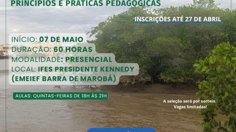 Iniciativa promove formação continuada voltada à educação ambiental