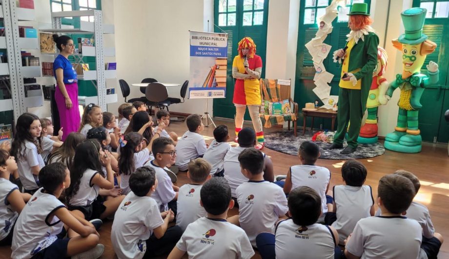 Crianças participam do “Leitura em Movimento” em bibliotecas de Cachoeiro