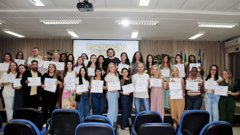 Pactuação de Metas 2026 reforça planejamento estratégico da educação em Cachoeiro