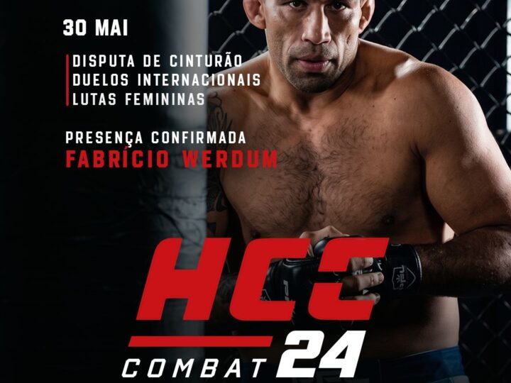 HCC Combat 24 traz Fabrício Werdum para edição histórica em Guarapari