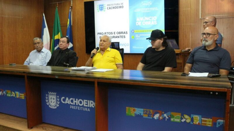 Cachoeiro anuncia pacote de obras e criação de comissão de saúde