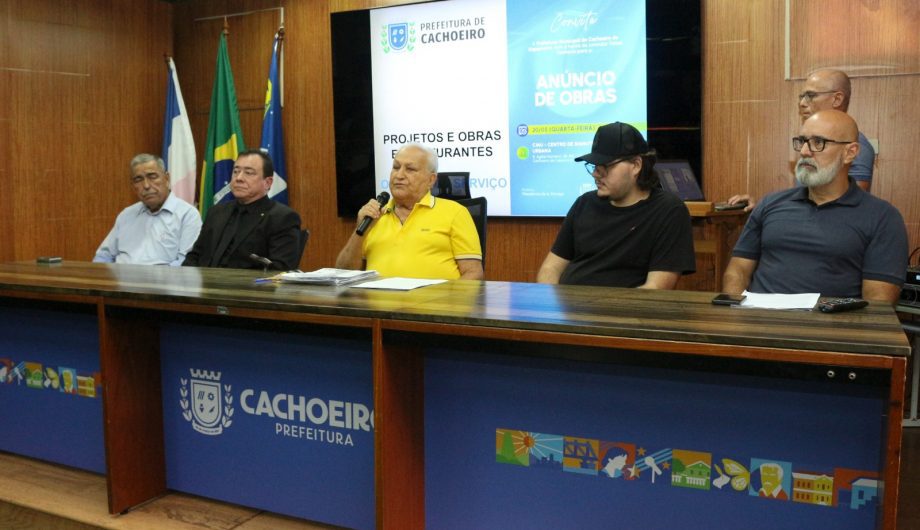 Cachoeiro anuncia pacote de obras e criação de comissão de saúde