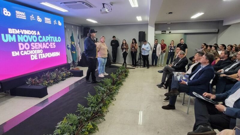 Parceria entre Semcit e Senac ganha novo impulso com unidade inaugurada em Cachoeiro