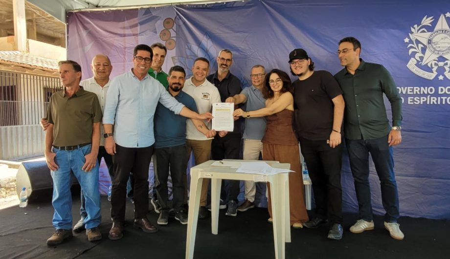Prefeitura de Cachoeiro assina ordem de serviço para construção do Centro Dia do Idoso