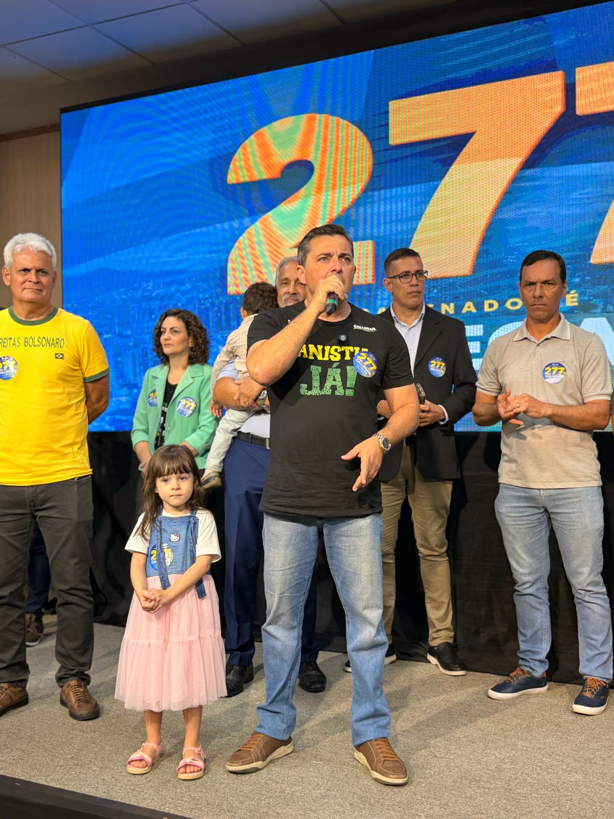 Callegari reúne apoiadores em lançamento de campanha ao Senado e reforça pautas conservadoras
