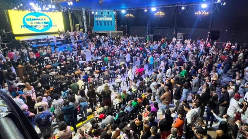 Campanha de Fernando Santorio começa com evento para mais de 4 mil pessoas em Cariacica