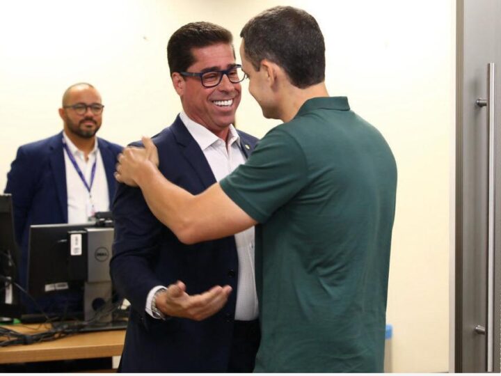 Pazolini e Marcelo debatem cooperação institucional entre os poderes