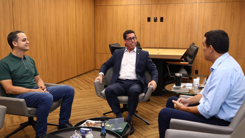 Pazolini e Marcelo debatem cooperação institucional entre os poderes