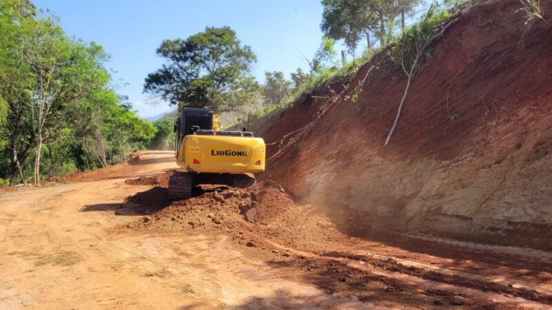 Obras na estrada entre Valão e Morro Grande são acompanhadas em vistoria