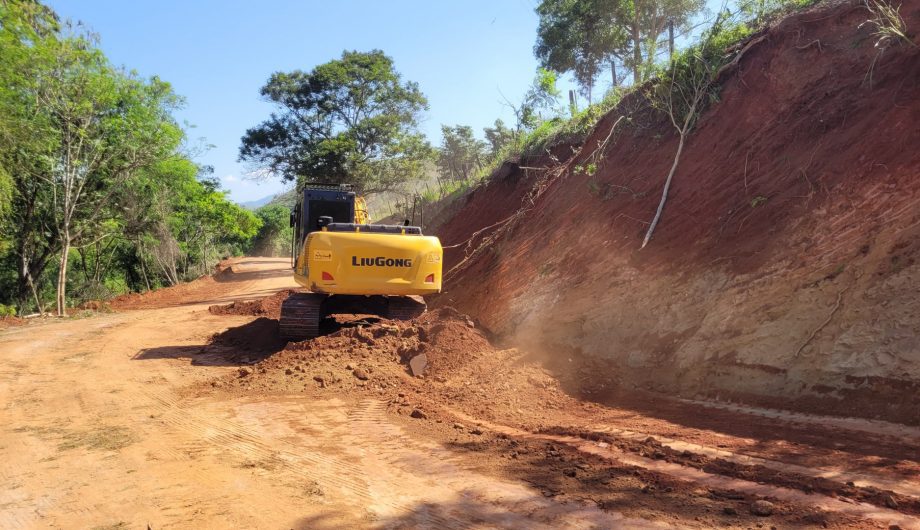 Obras na estrada entre Valão e Morro Grande são acompanhadas em vistoria
