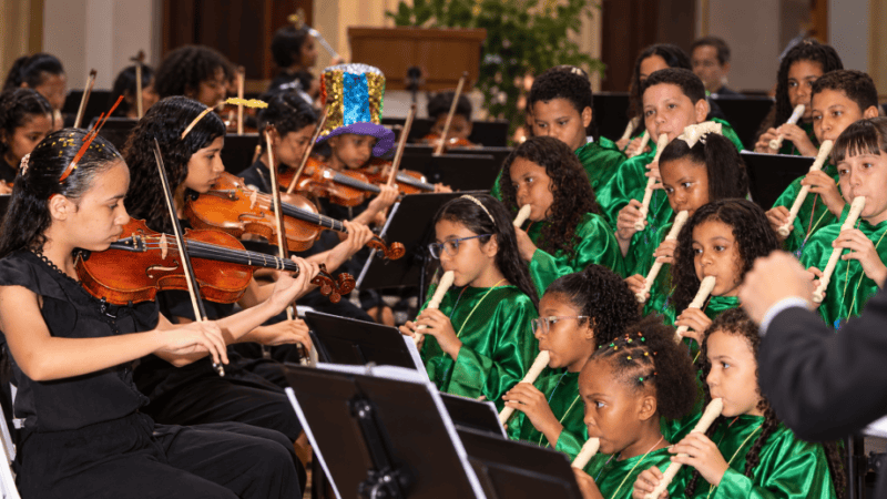 Concerto Clássicos Infantis destaca talentos das Orquestras Casa Verde nesta quinta-feira (15)
