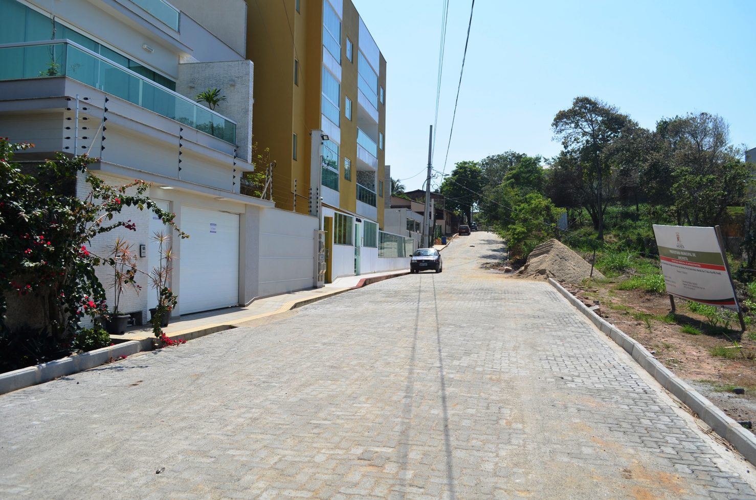 Anchieta: Prefeitura está fazendo obras de drenagem e pavimentação na rua