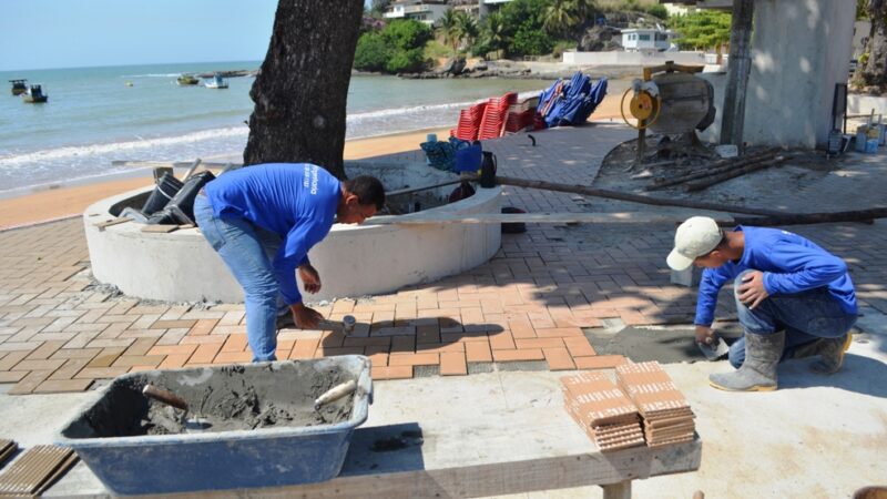 Anchieta: Obras no litoral avançam e orla está sendo totalmente revitalizada