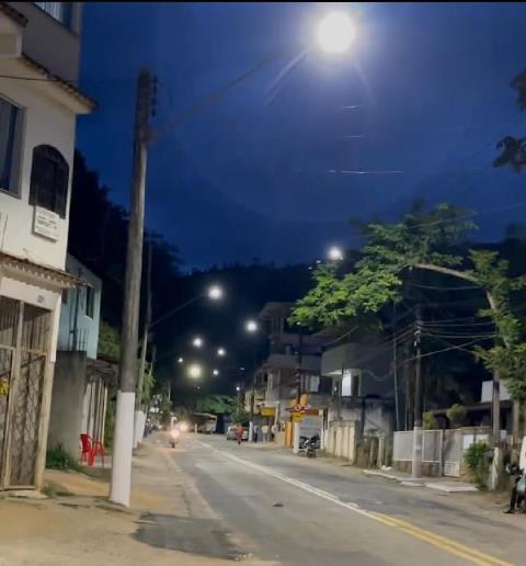 Mimoso do Sul: ruas começam a receber instalações com luminárias LED