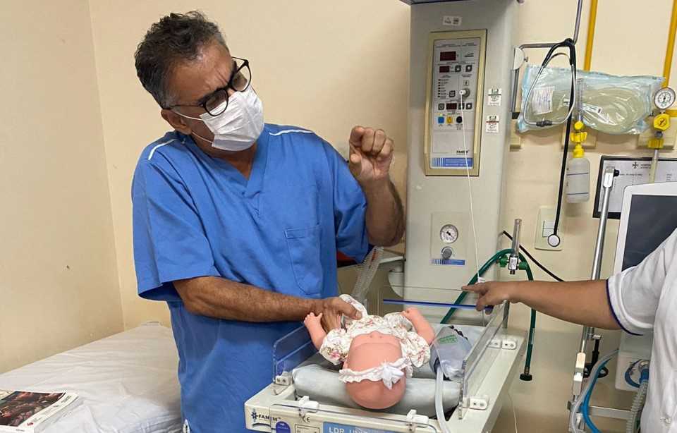 Itapemirim: Hospital Menino Jesus treina profissionais da maternidade