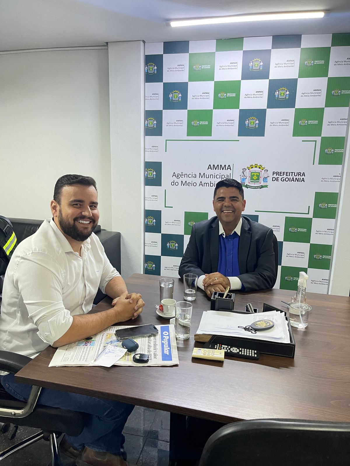 Devanir Ferreira participa de reunião em Goiânia para projeto de arborização em Vila Velha