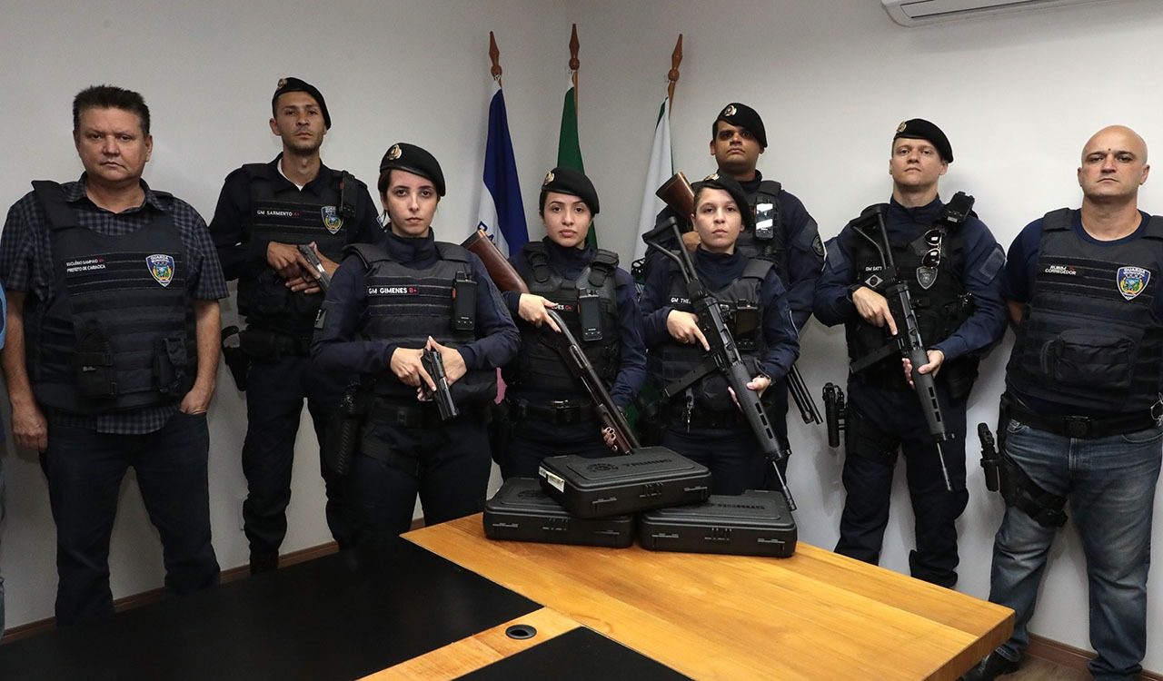 Guarda Municipal de Cariacica recebe autorização para uso de armamento