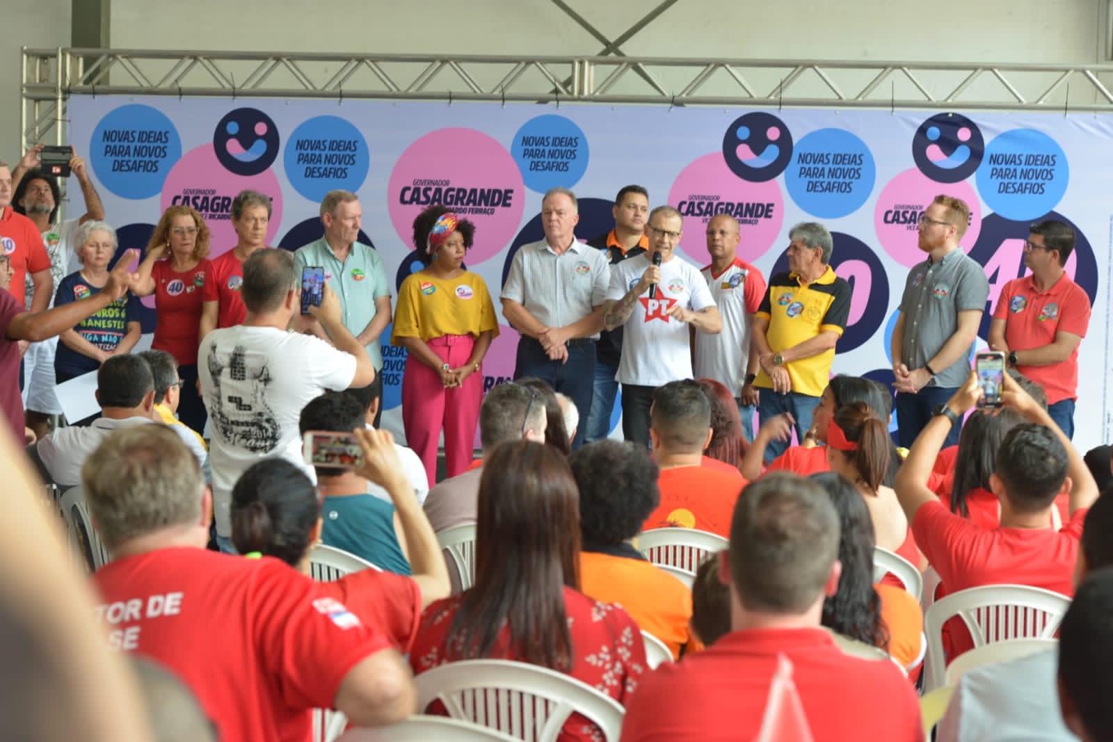 Casagrande recebe apoio de sindicatos e anuncia fortalecimento na formação profissional