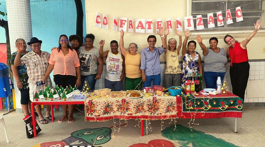 Idosos participam de festa de confraternização do CRAS em Vila Velha