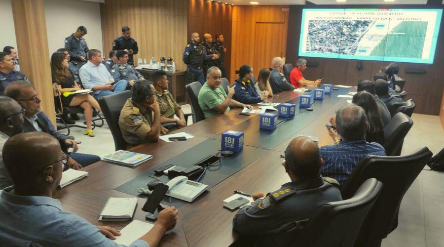 Organização para o réveillon em Vila Velha é apresentado para forças de segurança do Estado
