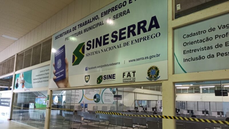 Mais de 12 mil pessoas foram encaminhadas a vagas de emprego em 2022 no SINE da Serra