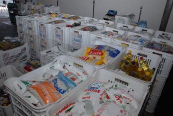 Quase meia tonelada de alimentos para o Banco de Alimentos Herbert de Souza