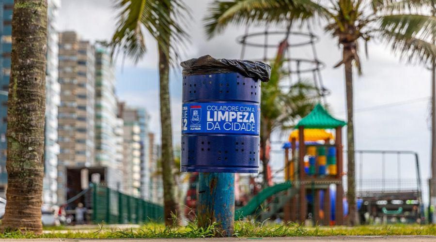 A Prefeitura de Vila Velha irá instalar ​novos tipos de lixeira