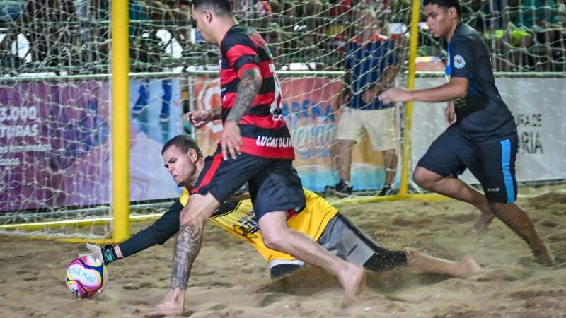 Hoje na Arena Verão começam as semifinais da Copa Vitória de Futebol de Areia