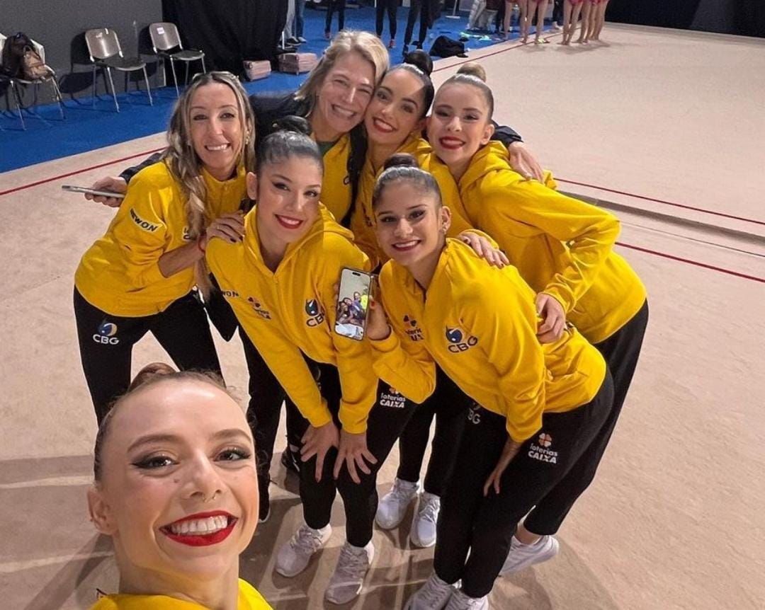 Atleta capixaba ajuda Brasil a conquistar  pódio inédito na Copa do Mundo de Ginástica Rítmica