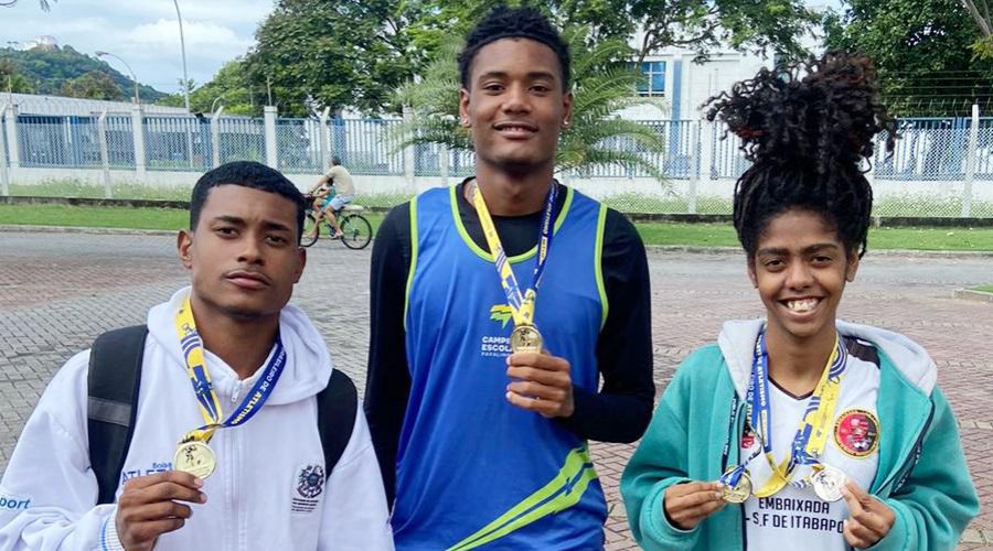 Atletas de Vila Velha conquistam ouro no Campeonato Brasileiro de Atletismo Paralímpico