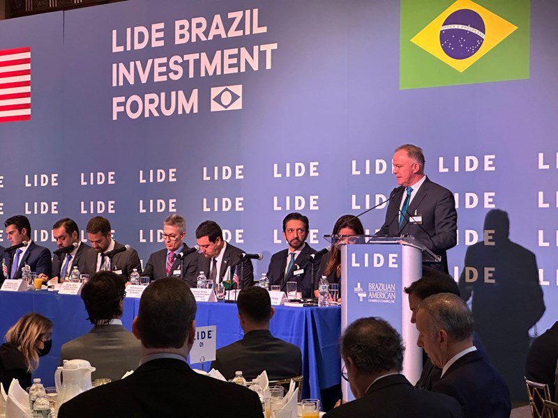 Governador participa de conferência com empresários nos Estados Unidos