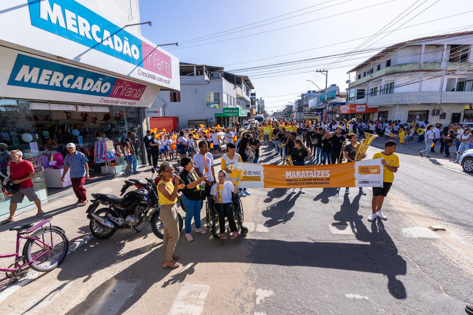 Prefeitura realiza caminhada do ”Faça Bonito – Proteja nossas crianças e adolescentes”