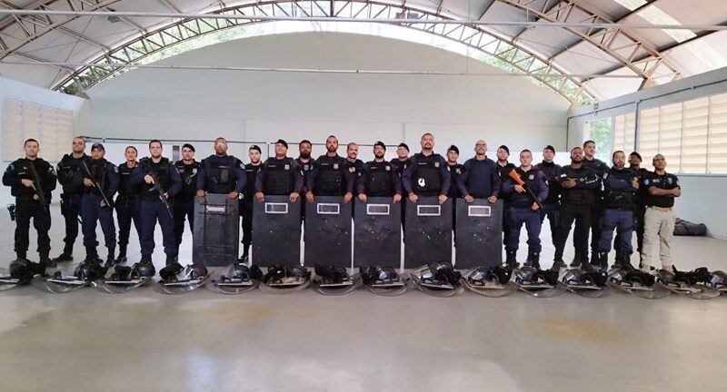 Guardas de Vila Velha e Viana fazem treinamento com servidores do Iases