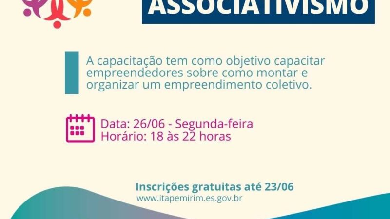 Itapemirim e sebrae realizam programa de formação de associações e organizações sociais