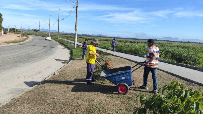 Serviços públicos: pintura, limpeza e corte de grama em Itapemirim