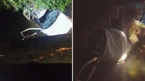 Homens morrem após carro cair dentro de rio em Conceição do Castelo